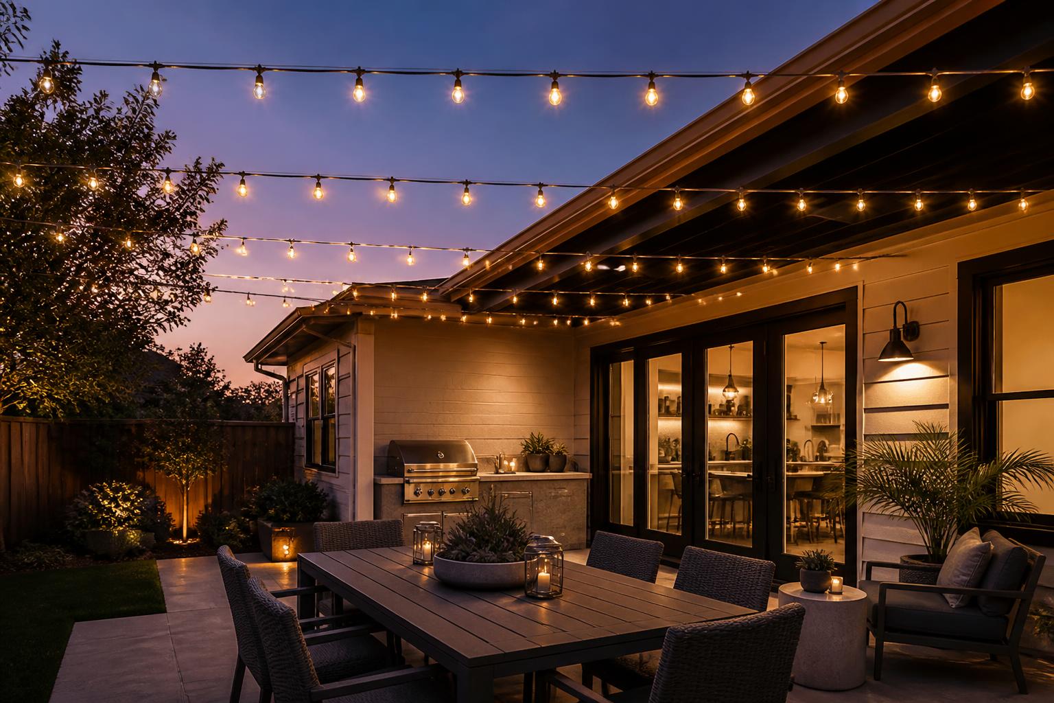 Warm Bistro String Lights