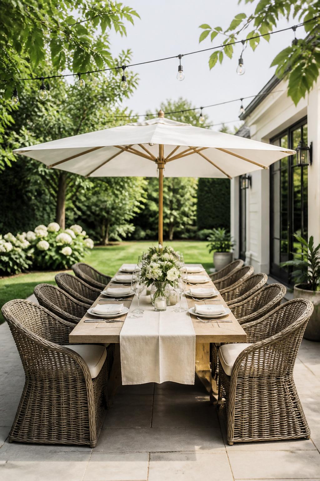 A Real Outdoor Dining Set