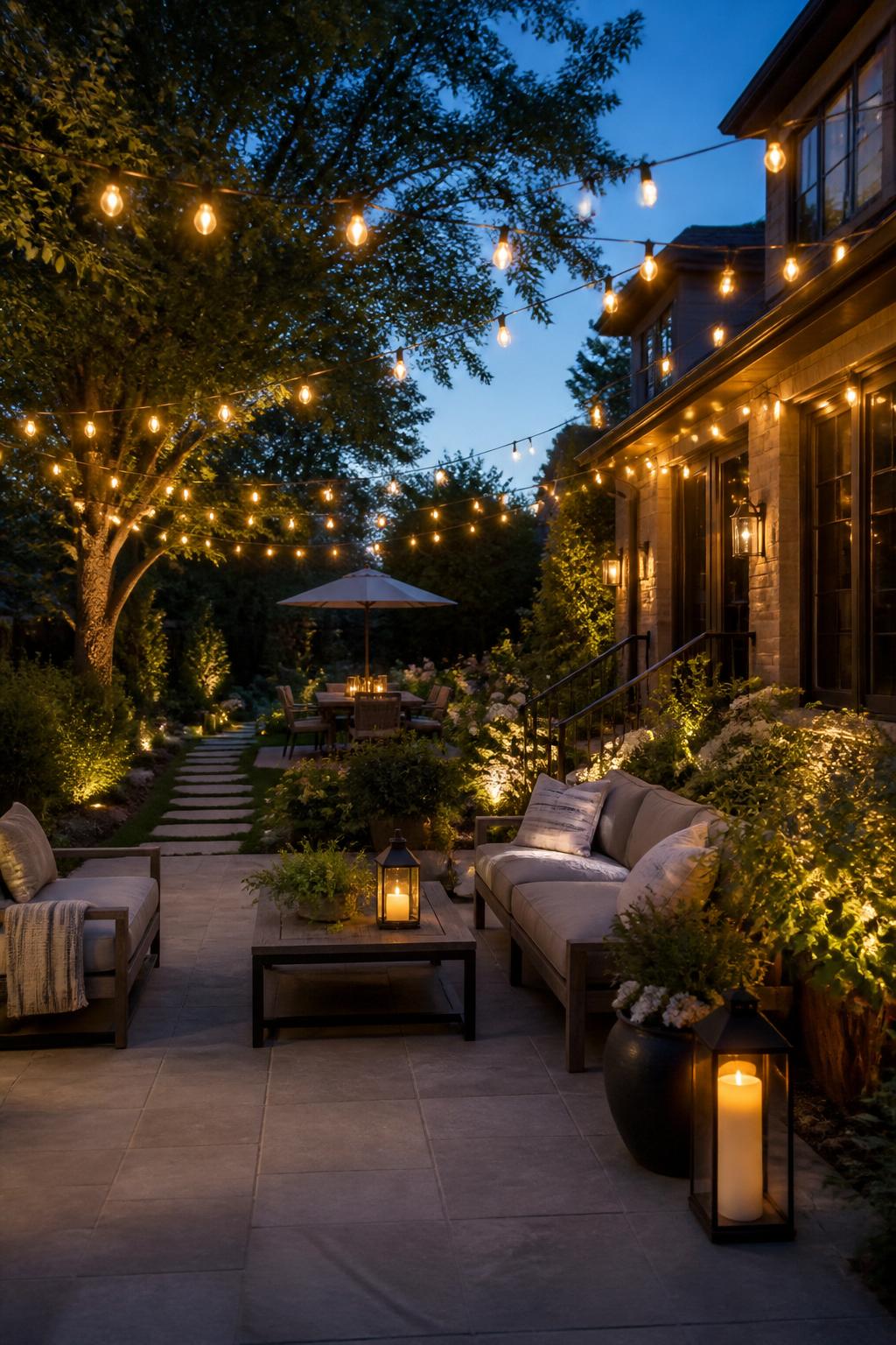 Warm Bistro String Lights